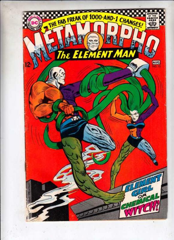 Metamorpho the Element Man #13 (Aug-67) VG Affordable-Grade Metamorpho, Simon...