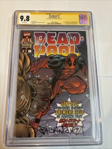 Deadpool (1997) # 1 (CGC 9.8 SS) Signed Fabian Nicieza * Marvel