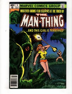 Man-Thing #5 (1980) MARVEL Bronze Age Horror !!!!! / ID#406