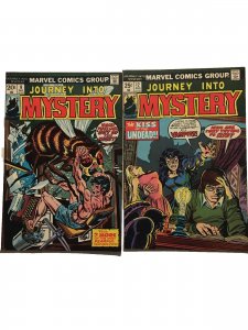 Journey Into Mystery #8 & #12 Set Lot Romita Kane Horror Bronze Age Marvel
