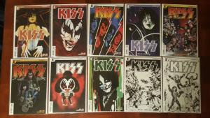 Kiss #1 - 10 Cover Set Dynamite Comics