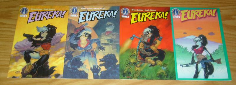 Eureka! #1-4 VF/NM complete series - radio comix - anthropomorphics set 2 3 lot