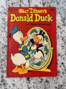 Four Color #356 FN Dell Comic Book Walt Disney Donald Duck Rags To Riches 5 J824