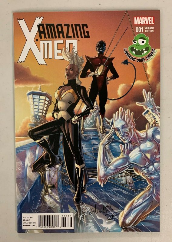 Amazing X-Men #1 2014 Marvel Laughing Ogre Comics Variant 9.0 