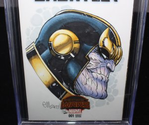Infinity Gauntlet #1 CGC (9.8) Signed & Sketched by Ed McGuinness - 2015