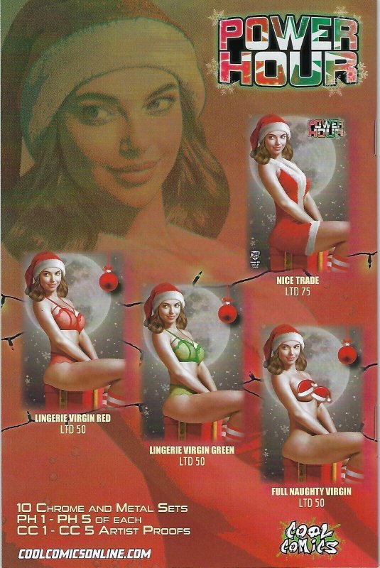 Power Hour 2 Aggie Erguna Merry Christmas Virgin Red Lingerie Lim to ONLY 50  NM