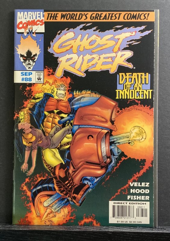 Ghost Rider #88 (1997) Josh Hood & Derek Fisher Art Danny Ketch