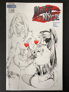 Contraband Notti & Nyce 2 Eric Basaldua Naughty Sketch Variant Ltd Ed 50 - VF/NM