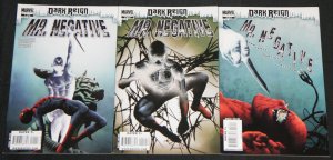 Modern Marvel DARK REIGN: MR. NEGATIVE 3pc Count High Grade Comic Lot Spider-Man
