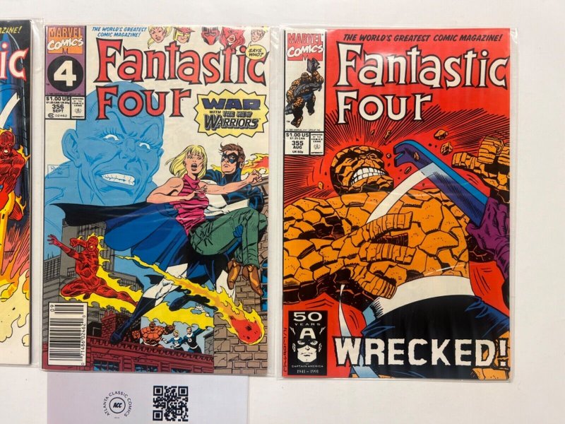 3 Fantastic Four Marvel Comic Books # 355 356 357 Avengers Hulk Thor 44 SM10