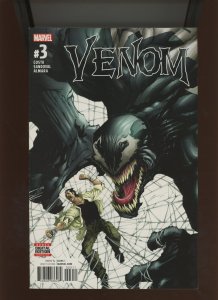 (2017) Venom #3: GERARDO SANDOVAL COVER ART! (9.0/9.2)
