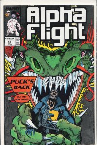 Alpha Flight #59 (1988) Alpha Flight [Key Issue]