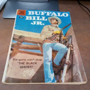 Buffalo Bill Jr. Comic Book #8 (1958) Dell Comics Photo Cover Silver Age western