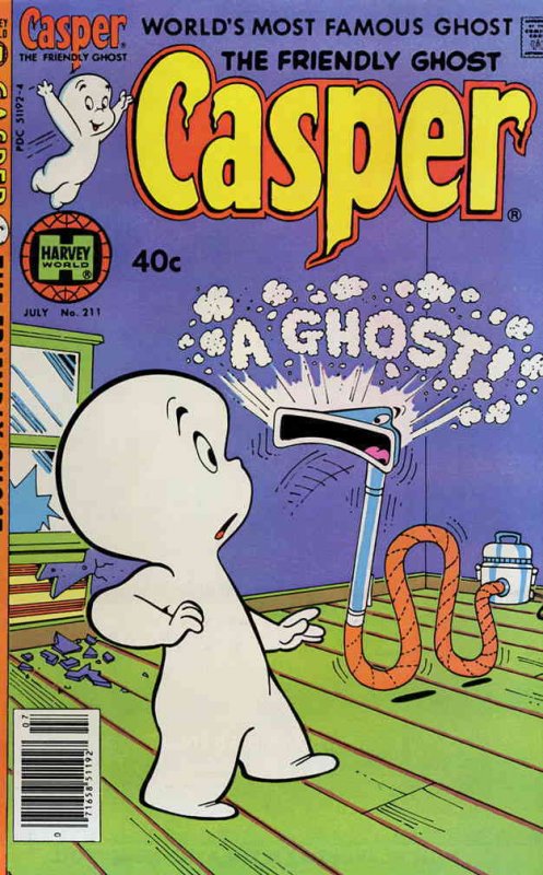 Friendly Ghost, Casper, The #211 VG ; Harvey | low grade comic