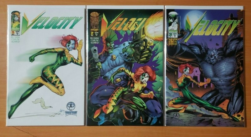 Velocity 1-3 Complete Set Run! ~ NEAR MINT NM ~ 1995 Image Comics