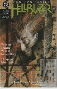 John Constantine Hellblazer # 1 NM DC Vertigo 1st App of Papa Midnite Signed