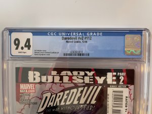 ?Daredevil #112?CGC 9.4?-2nd Lady Bullseye (2008)
