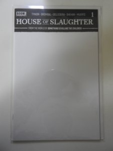 House of Slaughter #1 Blank Sketch Virgin Variant