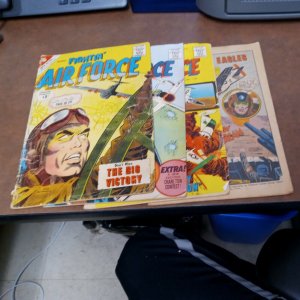 Fightin Air Force 35 37 45 51 Silver Age Charlton Comics Lot Run Set Collection