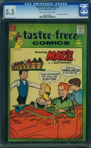 Tastee-Freez Comics #5 (1957) CGC 5.5 FN-