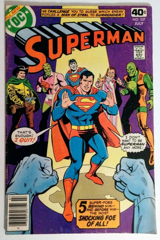 Superman #337 MARK JEWELERS VARIANT