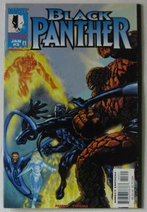 Black Panther #3 (Jan 1999, Marvel), VFN-NM condition (9.0), Fantastic Four app.