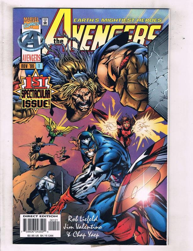 Lot Of 9 Avengers Marvel Comics # 1 (2) 2 3 4 5 6 7 8 Hulk Thor Iron Man TW50