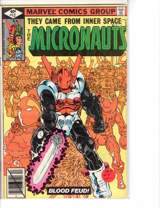 Micronauts (1979) 12  Fine- (5.5)