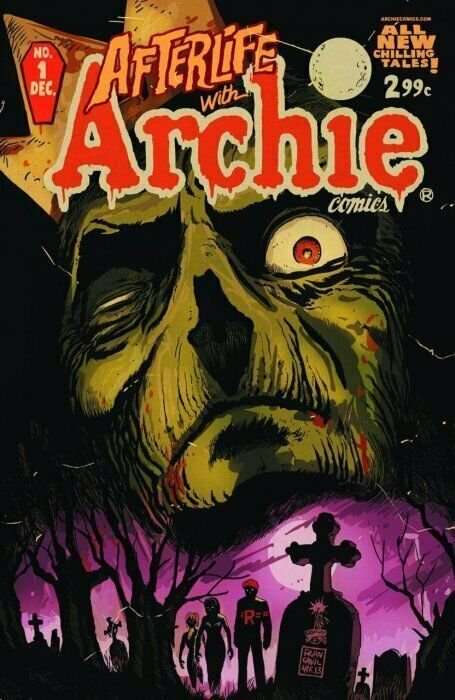 AFTERLIFE WITH ARCHIE #1 SET OF FOUR VARIANTS NM.