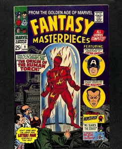 Fantasy Masterpieces #9 Origin of Human Torch Reprints Marvel Comics #1!