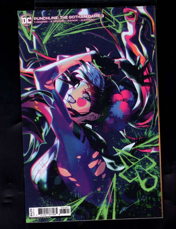 Punchline: The Gotham Game #3 Besch Cover (2023) / HCA2