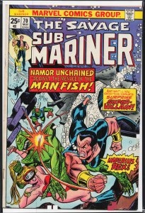Sub-Mariner #70 (1974) Namor the Sub-Mariner [Key Issue]
