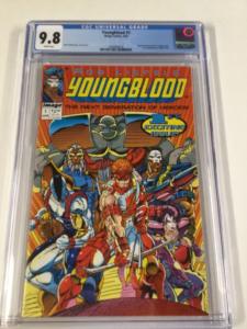 Youngblood 1 Cgc 9.8 White Pages 1st Appearance Of Team 