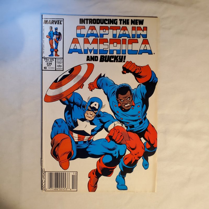 Captain America 334 Fine- Cover by Mike Zeck