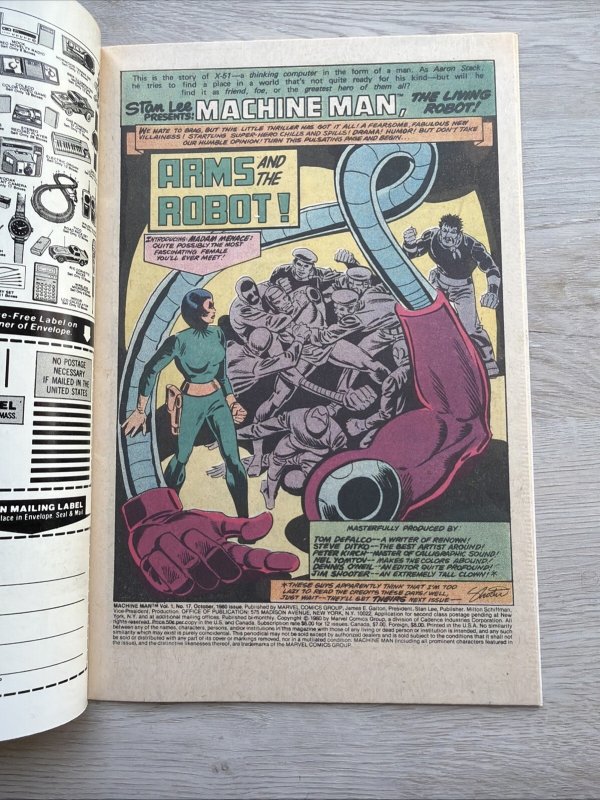 Machine Man #17