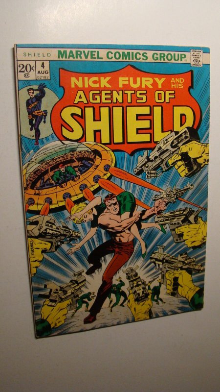 NICK FURY AGENTS SHIELD 4 *SOLID COPY* STERANKO ART BRONZE AGE MARVEL 1972 