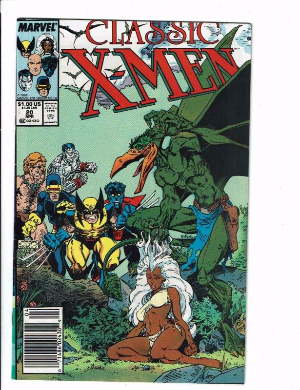 6 X-Men Classic Marvel Comic Books # 20 29 83 98 100 102 Wolverine Storm J123