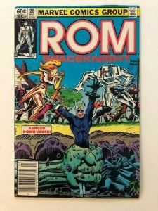 MARVEL ROM Spaceknight #28 Torpedo Mole Man Newstand Variant F/VF  (A54)