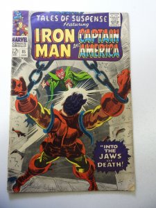 Tales of Suspense #85 (1967) GD/VG Condition 1 1/2 Spine Split