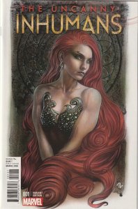 Uncanny Inhumans # 1 Adi Granov 1:25 Variant Cover 1st Print NM Marvel 2015 [O9]