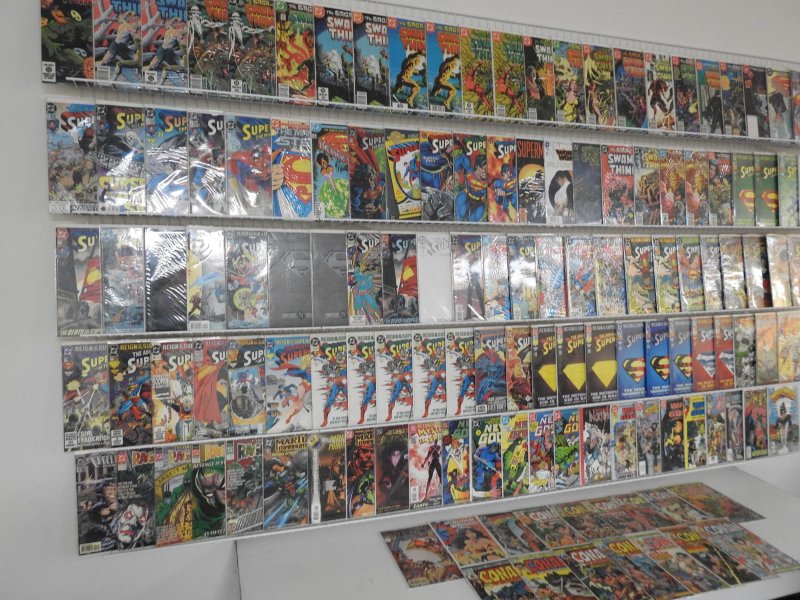 Huge Lot 130+ Comics W/ Superman, Swamp Thing, Conan, +More! Avg VF- Condition!
