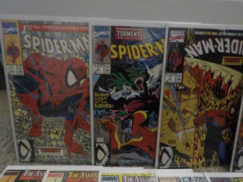 Lot - Spider-Man #1 - #5 & Amazing Spider-Man #320,#321,#322,#325,#334,#335,#336