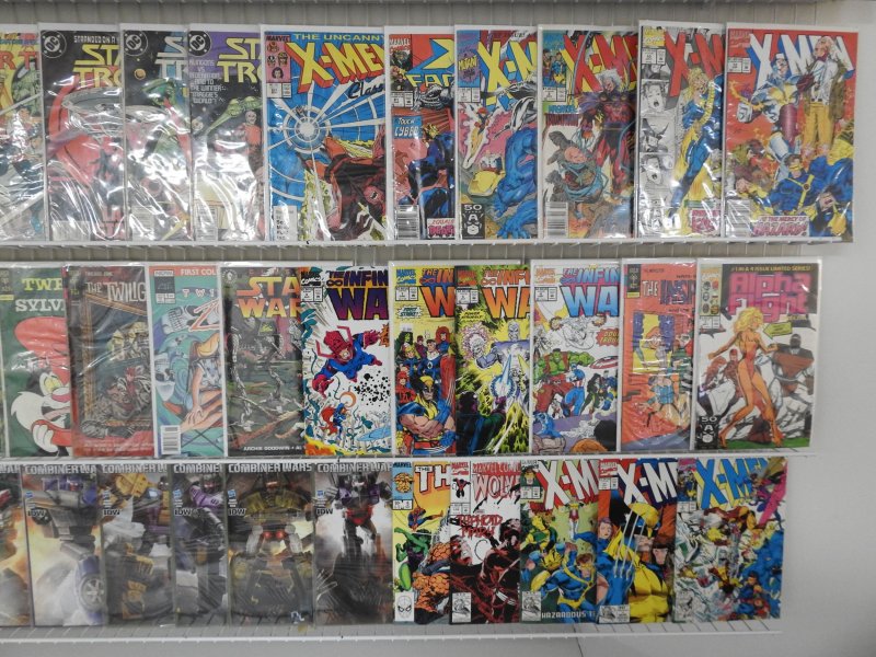 Huge Lot 120+ Comics W/ Star Trek, X-Men, Transformers, +More! Avg FN+ Cond!