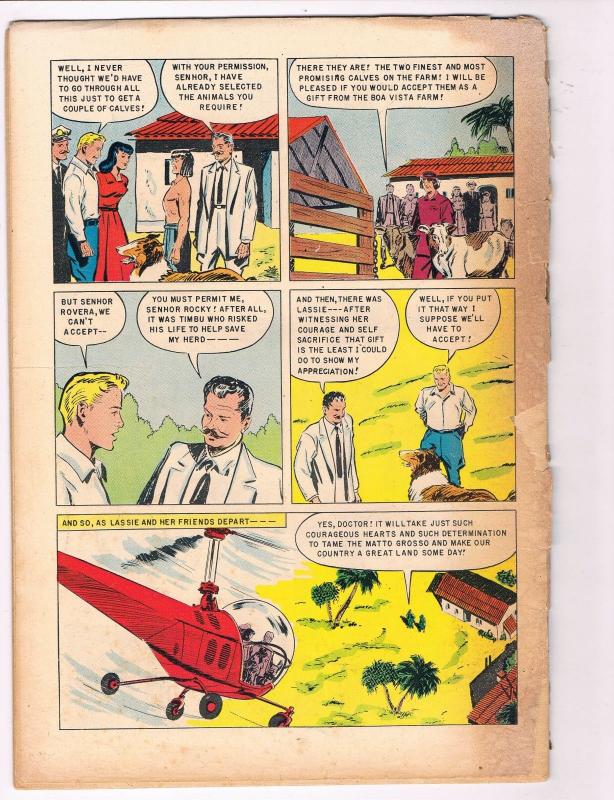 M.G.M.'s Lassie # 17 FR 1954 Dell Comic Book Dog Ullmann Pedigree Collection LU1