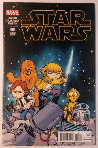 Star Wars #1 (9.4, 2015) Skottie Young Babies Variant, Marvel Premiere Issue