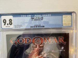 God Of War  #2 CGC 9.8 - DC/Wildstorm  (2010)