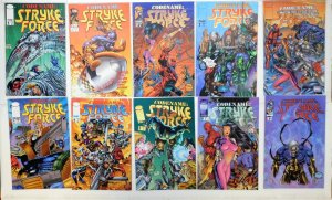 Codename: Stryke Force Lot 10 #1, 3, 4, 5, 6, 8, 9, 10, 11, 13 1994 Image Comics