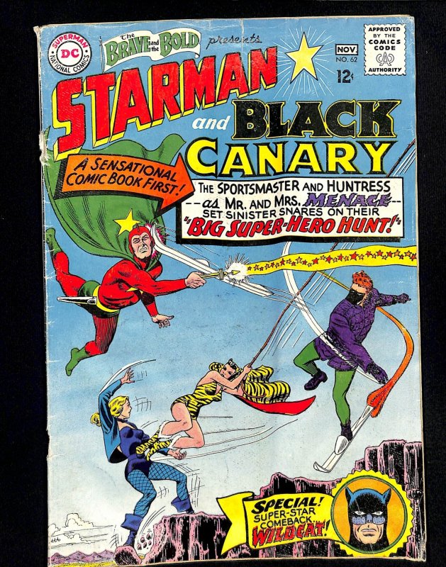 Brave And The Bold #62 Starman Black Canary!