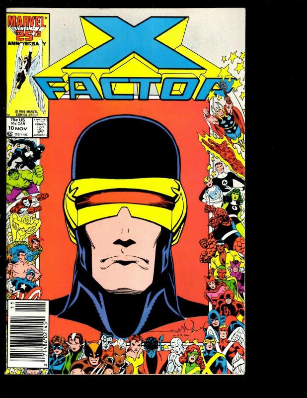 Lot of 11 X Factor Marvel Comic Books  1 2 3 4 7 8 9 10 11 12 13 Cyclops DS2