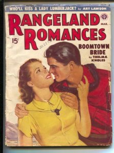 Rangeland Romances 4/1950-Good Girl Art cover-Pulp thrills-This issue has the...